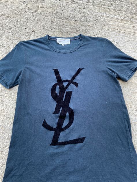 ysl logo t shirt uk|ysl t shirt price.